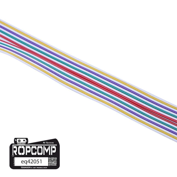 Ropcomp Power, Reset Butonu, HDD İşlem Led Işıklı PC ATX Anakart Bağlantı Kablosu - 3