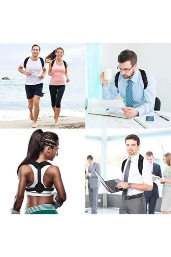 Ortopedik Sırt Korsesi Dik Duruş Korsesi - Resim 3