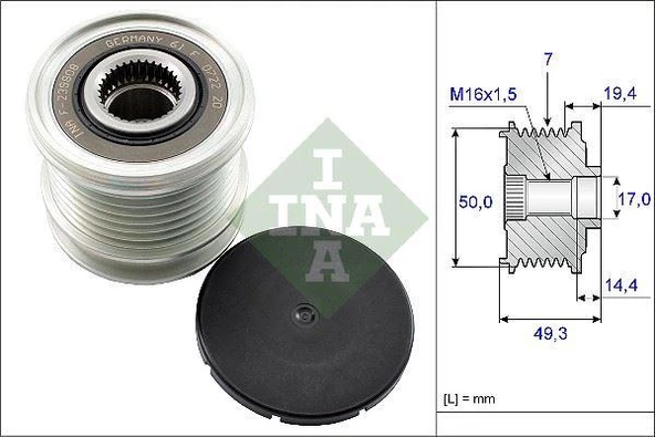 ALTERNATOR KASNAGI MERCEDES W203 W204 W205 C238 W211 W212 C207 W463 W166 C218 C253 W639 B906 B907