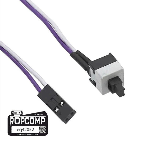 Ropcomp Pc Güç Butonu Kablosu Açma/Kapama Düğmesi Atx Bilgisayar Güç Anahtarı - 3