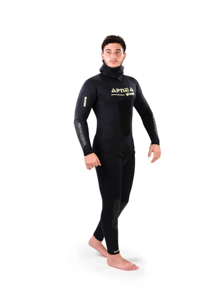 5mm Apnea Ghost Black X-Flex Siyah Avcı Dalış Elbisesi - 4