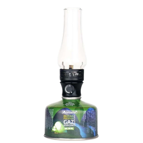 Vidalı Kamp-Kandil Lambası - Orcamp + 80 gr Kartuş (L-193-80)
