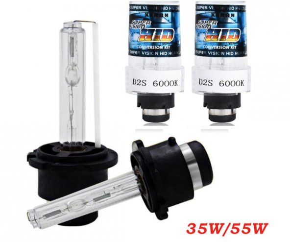 2 ADET D2S 6000K XENON AMPULÜ 12 VOLT KAMPANYALI 1.KALİTE ÜRÜN