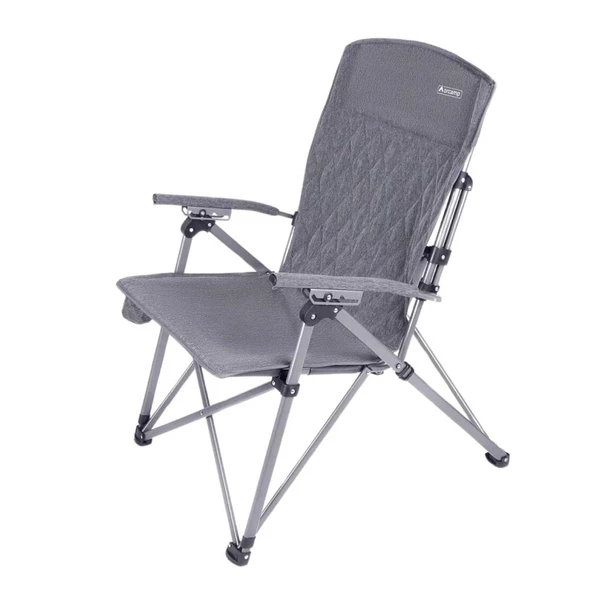 Katlanabilir Kamp Sandalyesi - Trono 3 - Orcamp - Kademeli - Gri - 4