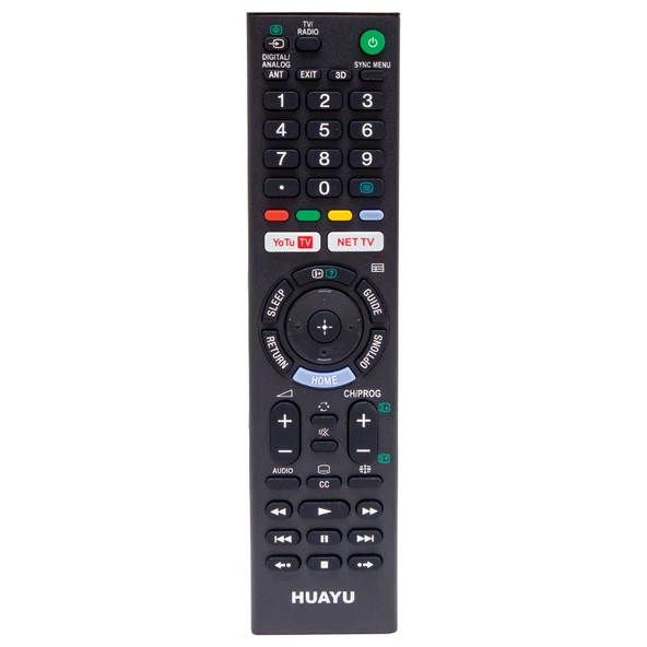 HUAYU KL RM-L1370 SONY YOUTUBE - NETFLIX TUŞLU LCD-LED TV BLİSTERLİ KUMANDA * RMT-TX202P