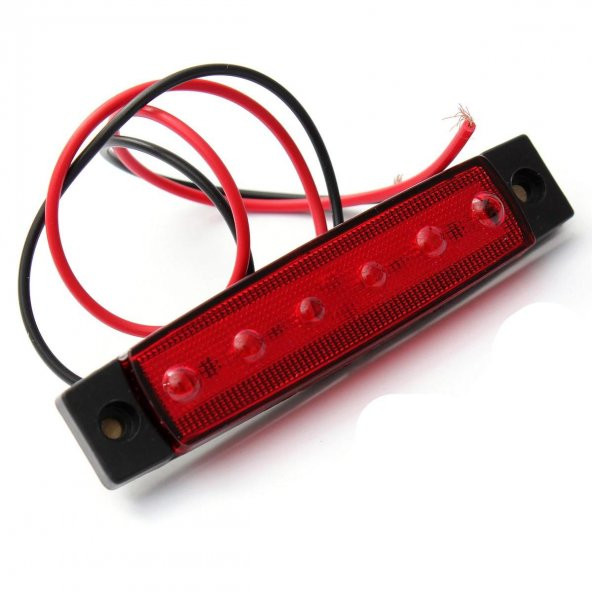 30 ADET KIRMIZI YAN İŞARET LAMBASI 12 VOLT - 2