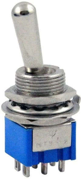 TOGGLE SWİTCH ON-OFF Ø12MM MTS-202L (IC-148G)