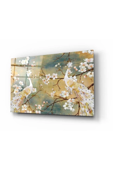 Çiçek Dekoratif ve Modern Cam Tablo ürün görseli