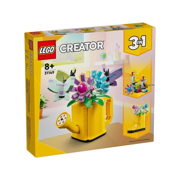 31149 LEGO® Creator 3 ü1 arada Sulama Kabında Çiçekler 420 parça +8 yaş