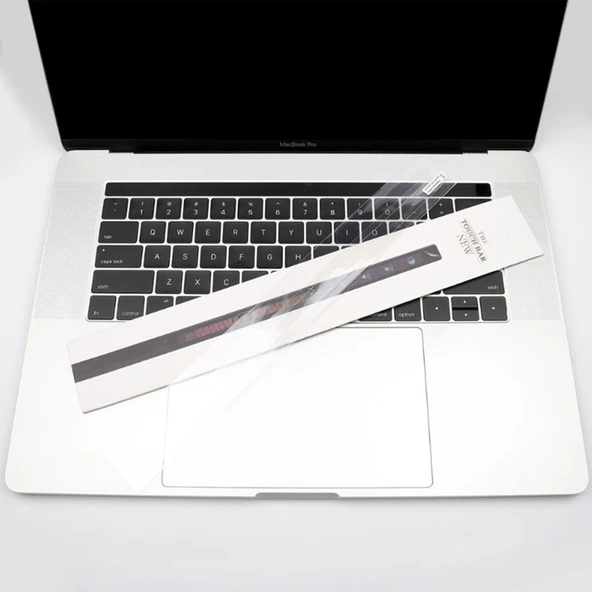 MacBook Pro Touch Bar Koruyucu Jelatin Film A1706 A1989 A2159 A1707 A1990 Çizilme Önleyici - Resim 7