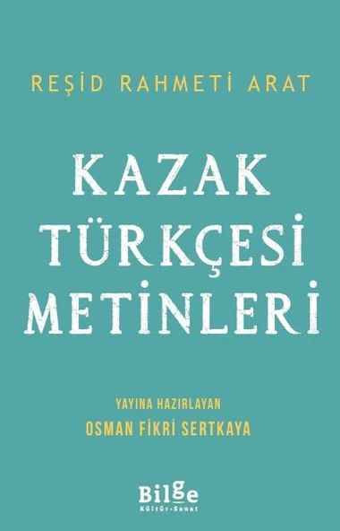 Kazak Türkçesi Metinleri