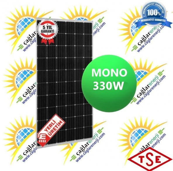 330 w watt Monokokristal Güneş Paneli