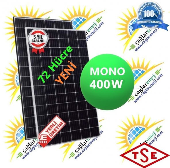 400 w watt Monokokristal Güneş Paneli - 1