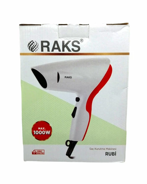 RAKS RUBİ SAÇ KURUTMA - FÖN MAKİNESİ 1000W