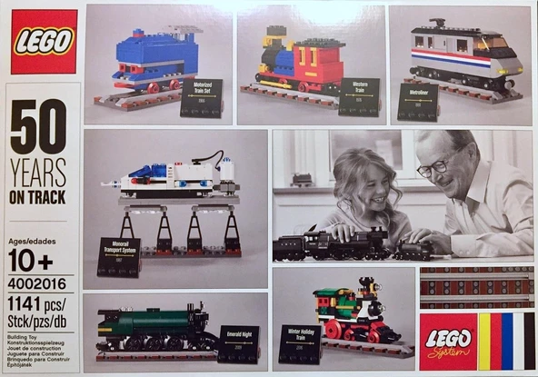 Lego Exclusive  4002016  50 Years On Track Lego Personeline Özel 50 Yıldır Yollarsa Seti