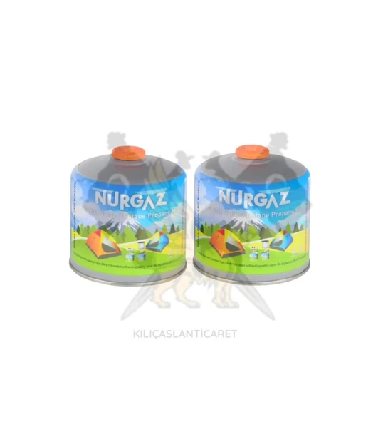NURGAZ 450 GR VİDALI KARTUŞ 2'Lİ SET