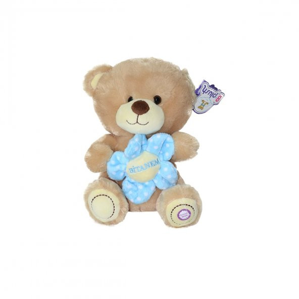 C170432SE Elinde Çiçek Tutan Ayıcık 25cm - Resim 3