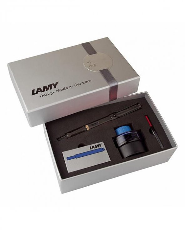 Lamy Safari Dolmakalem Serisi Kalem Seti 17DS M Siyah