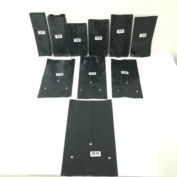 Dayanıklı Fide ve Fidan Üretim Poşeti 11x22 cm -20 Adet - 2