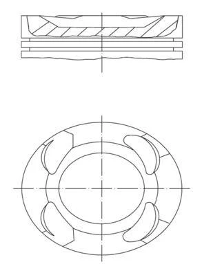 PISTON SEGMAN STD 82.00mm BMW B38 B46 F40 F44 F45 F46 F48 F39 MINI F54 F55 F56 F57 F60