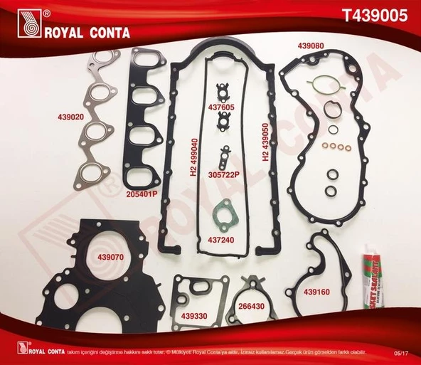 MOTOR TAKIM CONTA SKC.KEÇE VE S.LASTİĞİ YOKTUR SKCSİZ CONNECT 1.8 TDCI 02 14 FOCUS I 98 04 1.8TD