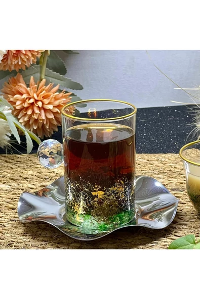 Eslim 18 PARÇA ÇAY FİNCAN BARDAĞI VE MIRRA SETİ - 3