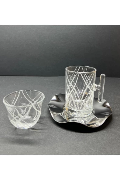 Eslim 18 parça kahve fincan mırra bardak - 3