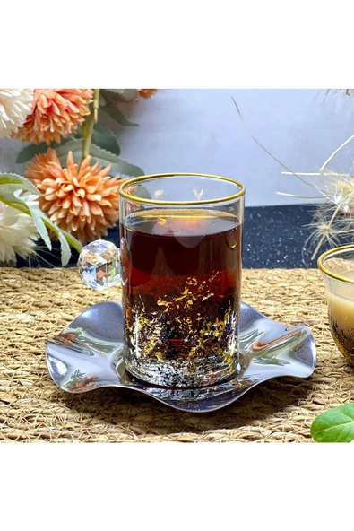 Eslim 18 PARÇA ÇAY FİNCAN BARDAĞI VE MIRRA SETİ - 3