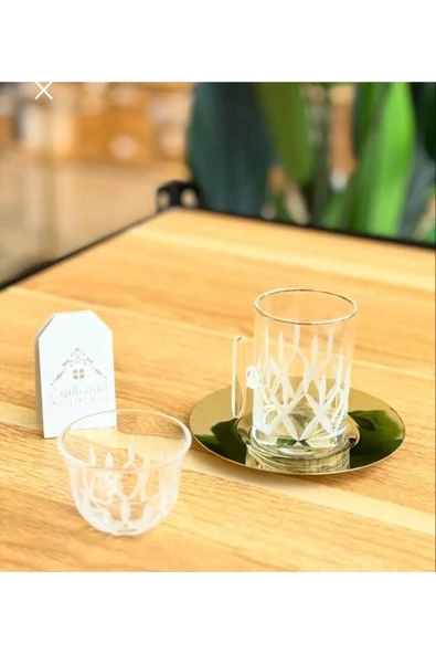 Eslim 18 parça fincan takımı mırra set - 2