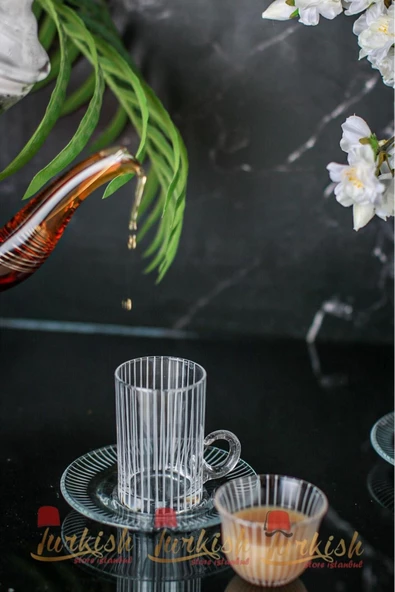 Turkish Store İstanbul 18 parça çay ve kahve seti - 2