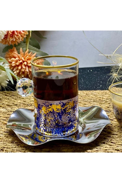 Eslim 18 PARÇA ÇAY FİNCAN BARDAĞI VE MIRRA SETİ - 3