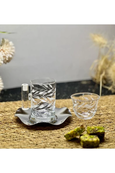 Eslim 18 PARÇA ÇAY FİNCAN BARDAĞI VE MIRRA SETİ