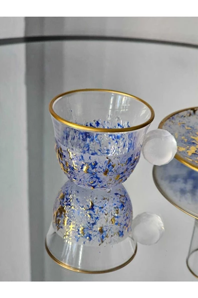 Turkish Store İstanbul 18 Parça Çay Bardak Mırra Takım - 4