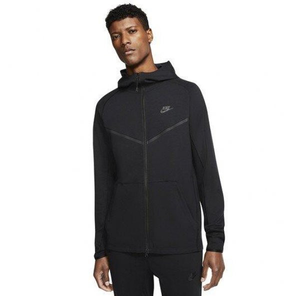 Nike Sportswear Full-zip Hoodie Erkek Kapüşonlu Ceket - Siyah CJ4277-010