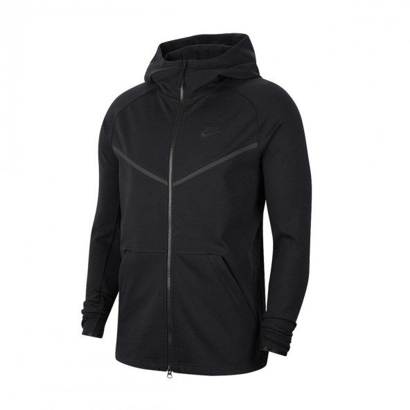 Nike Sportswear Full-zip Hoodie Erkek Kapüşonlu Ceket - Siyah CJ4277-010 - 3