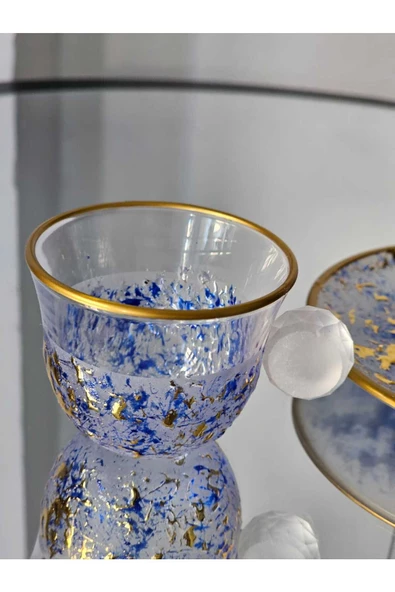 Turkish Store İstanbul 18 Parça Çay Bardak Mırra Takım - 2