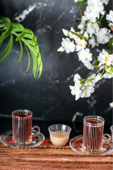 Turkish Store İstanbul 18 parça çay ve kahve seti - 4