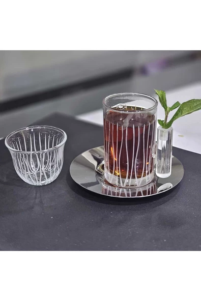 Turkish Store İstanbul 18 PARÇA ÇAY VE KAHVE SETİ - 2
