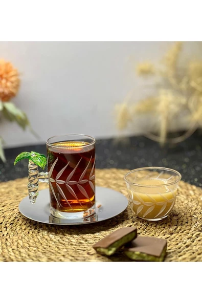 Eslim 18 PARÇA ÇAY FİNCANI VE KAHVE YANI - 3