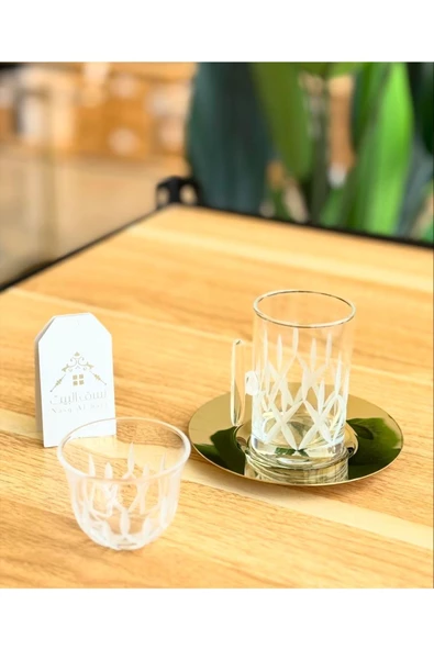 Turkish Store İstanbul 18 parça çay ve kahve seti