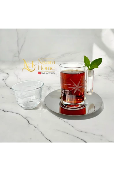 Paşabahçe Lüks 18 parça çay & kahve seti