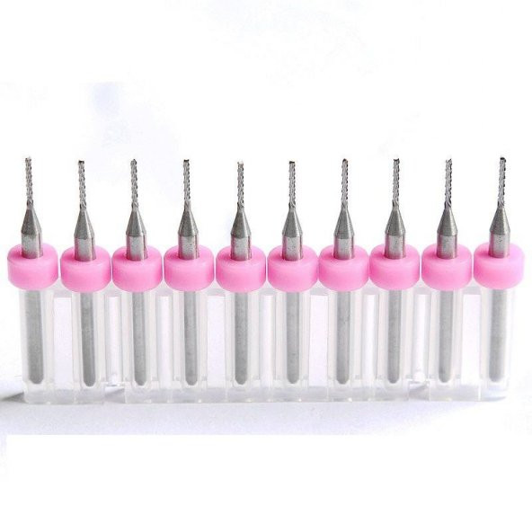Dremel İçin 10 Parça 1.00 Mm Karbür Delme Mikro Matkap Ucu - 3