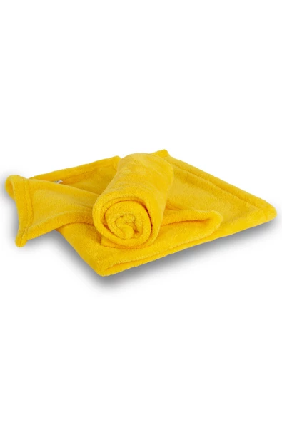 Jungo Pets  Dreamweave Sarı Renkli Yıkanabilir Kedi Ve Köpek Battaniyesi - 5