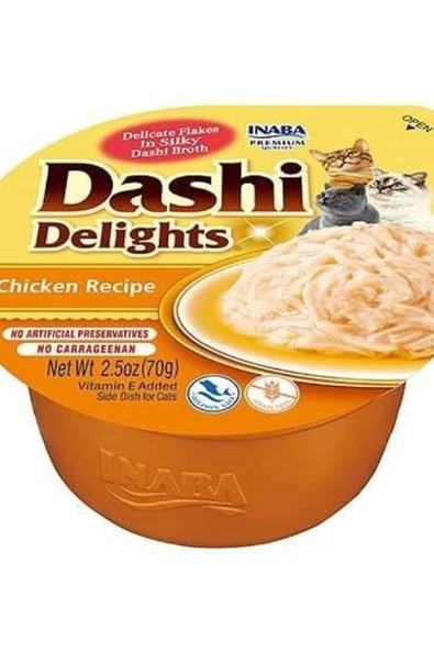 Inaba  CİAO DASHİ DELİGHTS TAVUKLU KEDİ ÇORBASI 70 GR