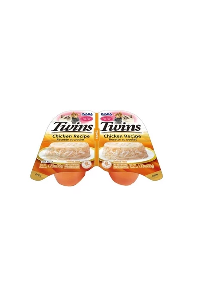 Inaba  Twins Kediler Için Tavuklu Tamamlayıcı Mama 2x35gram