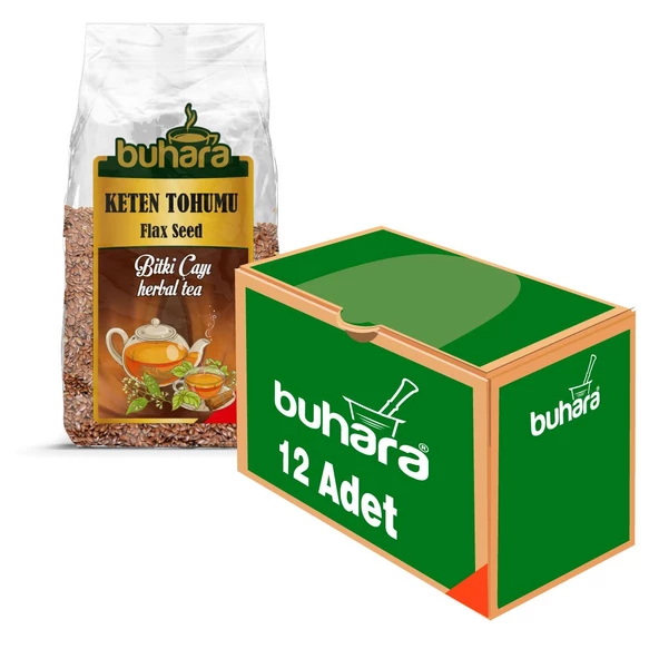 BUHARA TOPTAN KETEN TOHUMU 250 GR. x 12 AD.