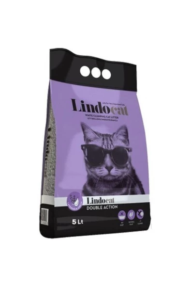 Lindo Cat  Lindocat 5lt Ince Taneli Kedi Kumu Lavanta Argan