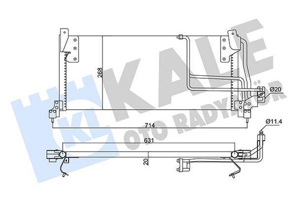 388800 KLİMA RADYATÖRÜ OPEL COMBO-CORSA B 1.2 1.4 1.7D 93-01 CORSA PICK-UP 1.4GLS 94-97 1.0 97-02 KURUTUCUSUZ BRAZING AL-AL 631x368x20 1850032-52484309-90486844-90508124