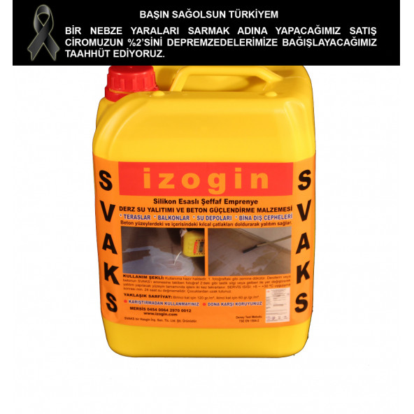 Izogin Svaks Fayans üstü Su Yalıtımı 5 Kg (20 - 25 metrekare için) - 4
