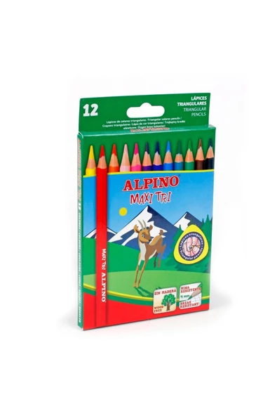 Alpıno Alpino Maxı Tri 12li Boya Kalemi Al-2133 - 2